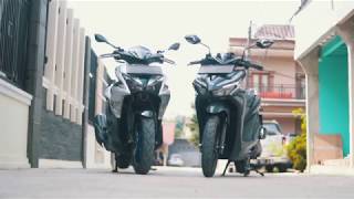 Drag Race AEROX R 155 vs VARIO 150 2018 [upl. by Boyse174]