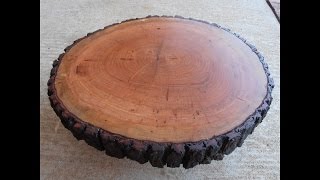 Making a Rustic Wooden Table Centerpiece [upl. by Lesley611]