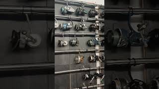 Massive collection of antique reels vintagetackle [upl. by Acirret]