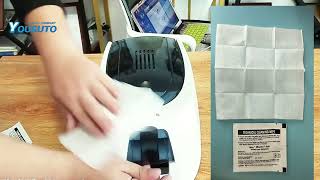 How to clean Evolis Edikio Access printer  Regular cleaning of the card printer cleaning useful [upl. by Aniz]