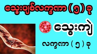 သွေးပျစ်လက္ခဏာ  ၅  ခု သွေးကျဲ လက္ခဏာ  ၅  ခုAnaemia and polycythemia [upl. by Claudie]