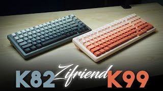 Minimalistic Budget Mechanical Keyboards✨ Zifriend K82 amp K99 Review in Bangla [upl. by Doss]