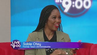 Former Olympic Team USA bobsledder Sable Otey Invites kids to upcoming sports camp [upl. by Ellenuahs]