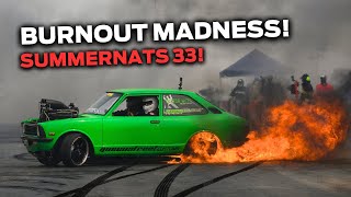 SUMMERNATS 33 BURNOUT FINALS [upl. by Annaynek]