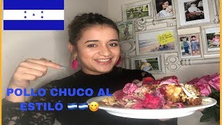 POLLO CHUCO 🇭🇳 o pollo con tajadas sabor hondureño 🇭🇳👌😋 Jenny claros\\ [upl. by Mackie343]