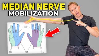 Finger Numbness and Tingling Median Nerve Mobilization [upl. by Ennagrom]