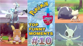 PART 10 Pokemon Sword and Shield TOP FUNNY amp CUTE MOMENTS COMPILATION [upl. by Vivian]