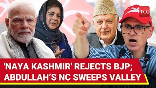 BJP Fails To Open Account In Naya Kashmir NC Wins Big PDP Decimated  JampK Election [upl. by Anedal]