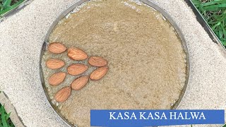 KASA KASA HALWA  made with just 4 ingredients  Poppy seed halwa  Kas Kas Halwa [upl. by Eelhsa218]