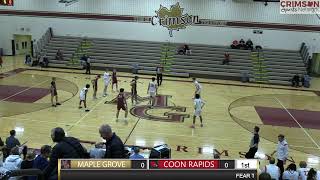 Crimson JV vs Coon Rapids [upl. by Ahsinelg]