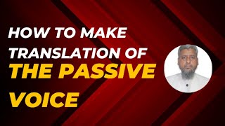 How to make translation of the passive voice [upl. by Aracaj]