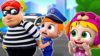 Baby Police Chase Thief  Protect Yourself in Public Places  Stranger Danger Song LittlePIB [upl. by Yrrehs99]