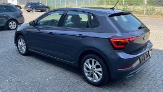 English review Volkswagen NEW Polo Style 2022 in 4K Smokey Grey Metal 16 inch Palermo [upl. by Orme]