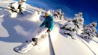 The Art of Ride  Snowboarding Off Piste Backcountry  DJI Phantom 2 GoPro Hero 3 [upl. by Aubine]