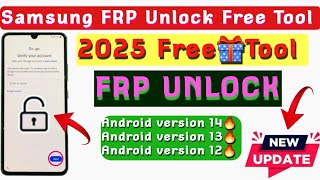 SAMSUNG📢🔒FRP BYPASS FREE TOOL NEW UPDATE Android version ANDROID VERSION 141312 without credit [upl. by Ymeraj]