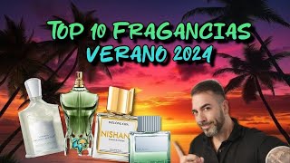 Top 10 Fragancias Verano 2024 Final de verano🥹🍀 [upl. by Oeht396]