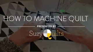 Quilting Tutorial How To Machine Quilt [upl. by Linnea493]