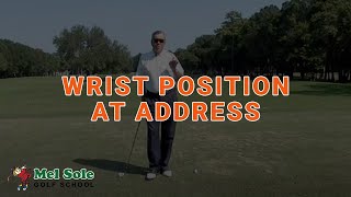 Wrist Position at Address [upl. by Esau]