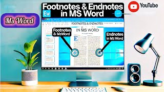 How to Add Footnotes and Endnotes in Microsoft Word  StepbyStep Tutorial  Footnotes and Endnotes [upl. by Euqinomod]