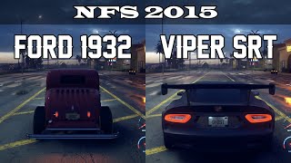 Ford 1932 vs Dodge Viper SRT  NFS 2015 Drag Race [upl. by Courtenay451]