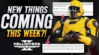 Helldivers 2 OMG New Content This Week [upl. by Pizor]