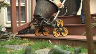 UpCart AllTerrain Folding Stair Climbing Hand Cart on QVC [upl. by Bertrando]