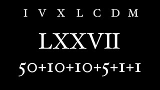 Roman Numerals [upl. by Gelman525]