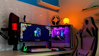 Decorando Meu Setup com Placas 3D PVC e Prateleiras Shopee [upl. by Onder]