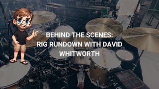 Behind the Scenes Rig Rundown with David Whitworth Playback and Automation while Playing Drums [upl. by Merlina642]