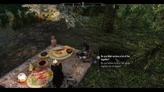 Second date with SaChil  Skyrim follower best off [upl. by Garin]