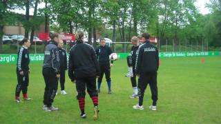 FCR 01 Duisburg Training vor dem Bayern Spiel [upl. by Gierc]