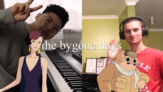 Porco Rosso  the bygone days  piano and trumpet cover [upl. by Hewe543]