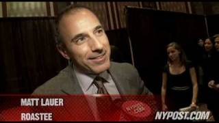 Matt Lauer Gets Roasted  New York Post [upl. by Aynad]