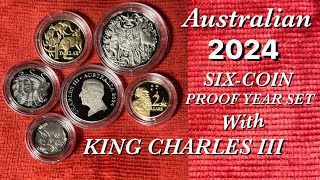 Australian 2024 Proof and uncirculated mint set with King Charles III [upl. by Perceval]