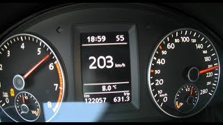 Scirocco 20 TSI 0200kmh acceleration Launch Control [upl. by Mcquillin]