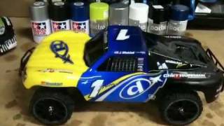 Traxxas 116 Slash VXL  converted from Off Road rally [upl. by Asenad874]