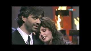 Sarah Brightman and Andrea Bocelli  POR TI VOLARE Live [upl. by Eelreveb]