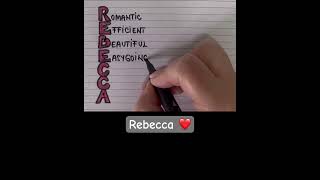 Meaning of the name REBECCA meaning name rebecca [upl. by Ahders]