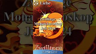 Zwillinge LIEBE ❤️ Horoskop Juli 2024 [upl. by Odravde]