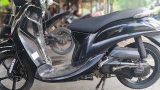 Teridentifikasi piston bermasalah Yamaha Fino fi 115 yuk di bongkar bag 01 [upl. by Eleets]