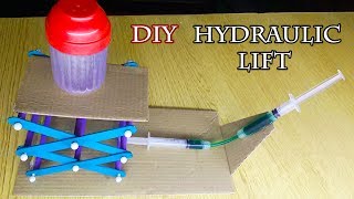 How to Make Mini Hydraulic Scissor Lift Table at Home from Popsicle Sticks [upl. by Llevel509]