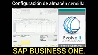 Configurar las cuentas de almacén en SAP Business ONE [upl. by Maiga]