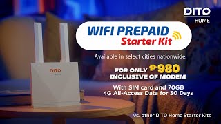 DITO sa Puso Ko  DITO Home Prepaid Starter Kit [upl. by Ruella853]