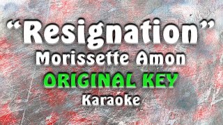 Morissette Amon  Resignation Karaoke [upl. by Nnazus]