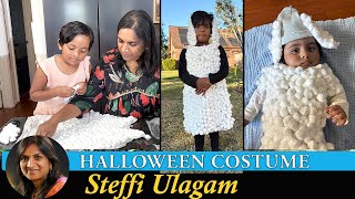 Making Halloween Costume Vlog in Tamil  Sheep Costume for Kids [upl. by Mercier]