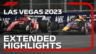 Extended Race Highlights  2023 Las Vegas Grand Prix [upl. by Ddarb]