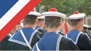 Les réservistes opérationnels de la Marine nationale à lhonneur pour le 14 juillet 2022 [upl. by Cynthla927]