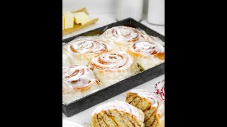 The BEST Soft Cinnamon Rolls Heavy Cream Hack [upl. by Sitra944]