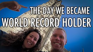 The day we became world record holder on the St Rumbolds Tower in Mechelen trailrunning running [upl. by Odawa]