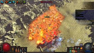 Path of Exile T13 Desert Springs Enslaver Guardian Dual Wield Molten Strike Ascendant [upl. by Ahsila]